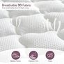 Double Mattress 4FT6 | 10.8 Inch Memory Foam & Pocket Sprung | 9-Zone Orthopedic Support,Medium Firm,Edge Support,Motion Isolation 135x190x27.5cm Image 5