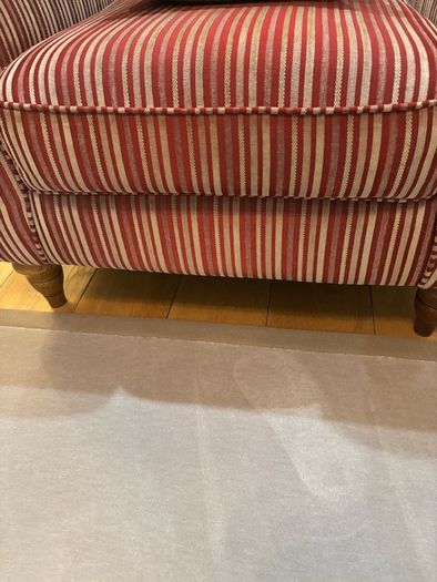 2 elegant fabric armchairs