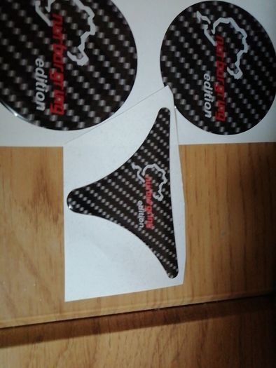 Nurburgring centre caps for alloy wheels