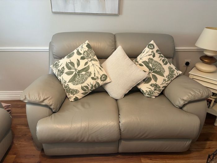 pure leather 3+2 sofa