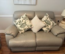 pure leather 3+2 sofa
