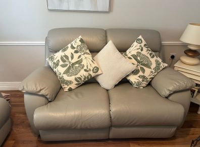 pure leather 3+2 sofa