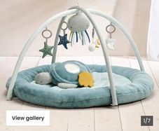 Playmat baby gym and tummy pillow