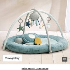 Playmat baby gym and tummy pillow