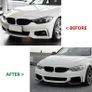 4pcs M Performance Style Car Front Bumper Lip Spoiler Splitter For BMW F32 F33 F36 4 Series 420i 420d 430i 430d M440i M440d 2014-2020 Image 2