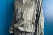 Khaki green bomber jacket. Size M