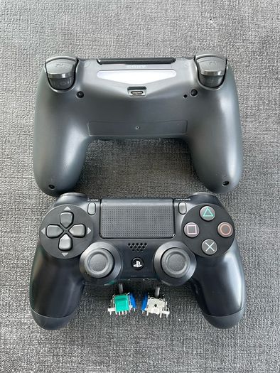 PS4 Controller DualShock 4 V2 Upgraded with TMR HallEffect Joysticks K-Silver J13 PRO+ - Original PlayStation 4