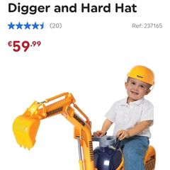 Ride on excavator