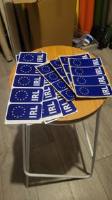 3d and 4d number plate badges + County stickers