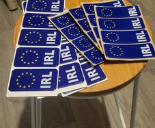 3d and 4d number plate badges + County stickers