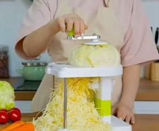 Manual Stainless Steel Cabbage Cutter / Shredder. New. Unopened.