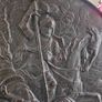 Antique 19thC Belgian Patinated Brass/Bronze 55cm Battle Shield Image 3