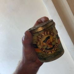 vintage players tin