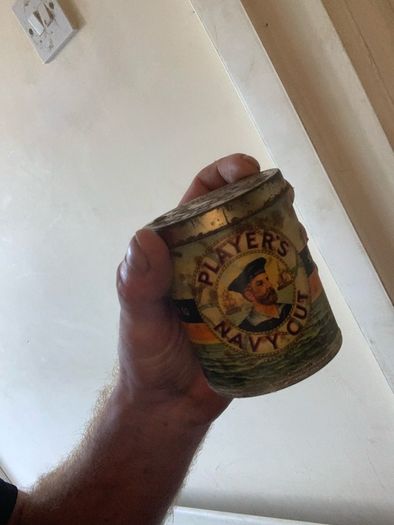 vintage players tin