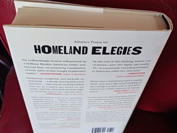 Ayad Aktar / Homeland Elegies/ A Novel/ 2020 / 1st edition