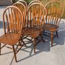 Solid wood table and chairs Image 7