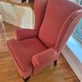 Queen Anne Wingback Armchair Image 3