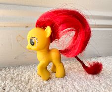 My Little Pony G4 Wedding Flower Fillies Apple Bloom approx. 7 cm. Used Please see photos