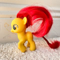 My Little Pony G4 Wedding Flower Fillies Apple Bloom approx. 7 cm. Used Please see photos