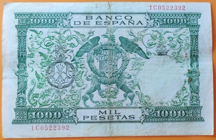 Spain 1000 Pesetas 1957