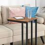 New Side Table Bedside Cabinet With Mesh Shelf - FREE P&P Image 4
