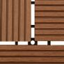 22 pcs Decking Tiles 30x30 cm 2 sqm WPC Black Image 5