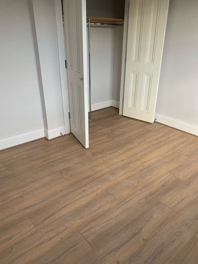 Wood flooring and stair covering