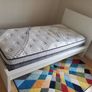 Ikea Malm single bed and mattress Image 2
