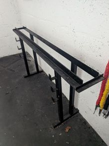 dumbbell and barbell rack