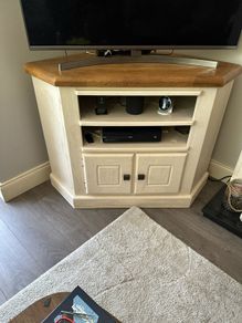 Corner TV Unit -solid wood
