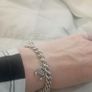 Vintage silver charm bracelet Image 2