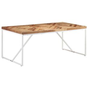 Dining Table 180x90x76 cm Solid Acacia and Mango Wood