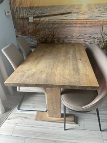 Dining table    Bench and 2 chairs