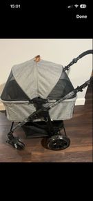 Brand new grey dog stroller