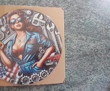 "Be a Fixer" with Tools & American Flag Metal Sign