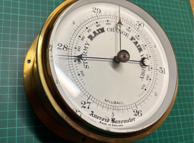Aneroid barometer.