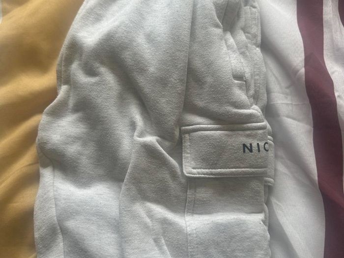 Nicee Men's Tracksuit Pants White