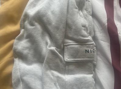 Nicee Men's Tracksuit Pants White