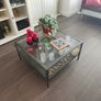 IKEA VITTSJO Coffee Table (black-brown/glass version) Image 2