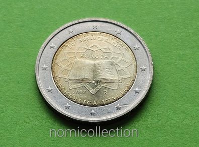 Italy 2007 year Uncirculated 2 Euro coin.