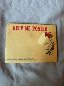 Brand New Vintage Self Stick Notes