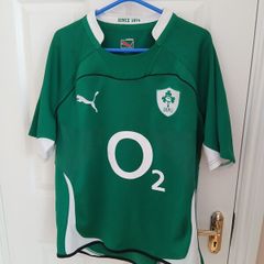Vintage Ireland IRFU Puma Home Rugby Jersey size L