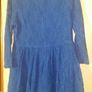 Missguided blue lace long sleeve flared dress girl's age 14 Postage included Image 3
