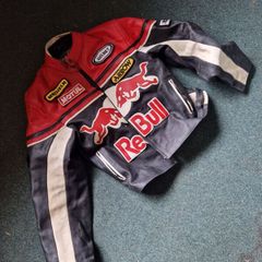 Red bull leather jacket