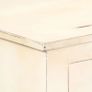 Sideboard White 160x40x80 cm Solid Mango Wood Image 3