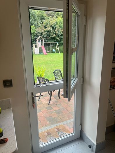 Front, back and french doors