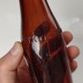 403 - Vintage T Kiely and Sons Tipperary Dark Amber Glass Collectible Decorative Bottle Image 5