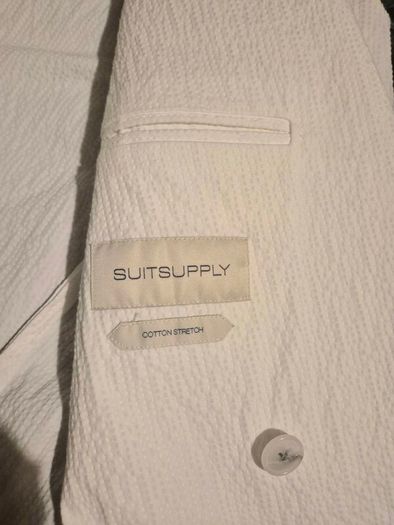 SuitSupply OffWhite Double Breasted Blazer 36