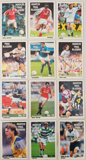 '92 FA Cup Match Trail Blazers cards