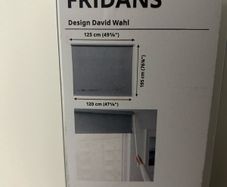Ikea Grey Fridans Blind